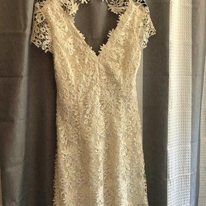 White lace dress